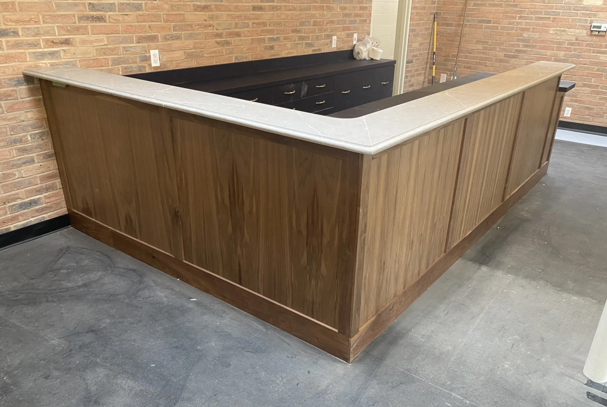 Commercial Woodworking - Open bar corner